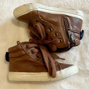 Cat & Jack Toddler Brown High-Top Rylan Chukka Boot Sneakers - Size: 5
